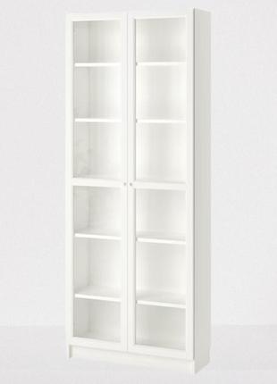 Книжный шкаф billy/oxberg 80x202 см ikea 690.178.28