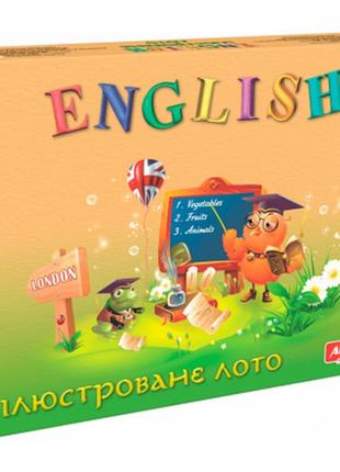 Настольные игры обучающая игра лото "english" 0796