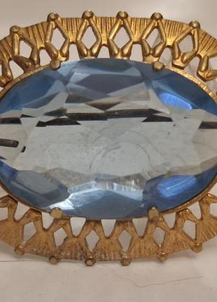 Брошь леденец бижутерия ссср мкп клеймо винтаж №1216