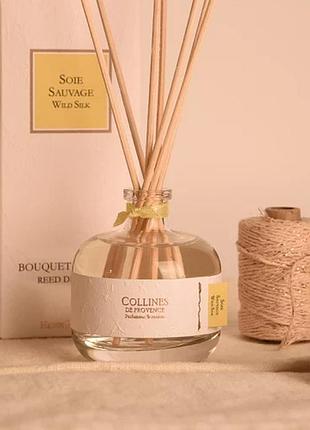 Аромадифузор collines de provence дикий шовк 100мл 2