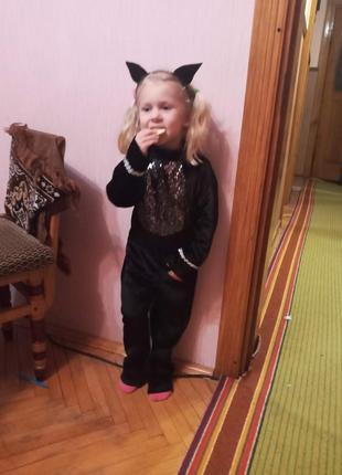 Костюм котик, киса, кошка для девочки 2-4 года