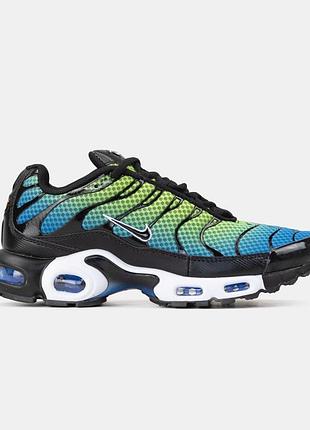 Брендовые мужские кроссовки nike air max tn blue yellow black * pinapd
