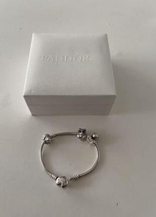 Срібний браслет pandora2 фото