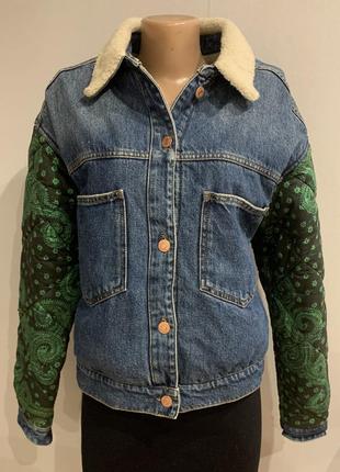 Утепленная джинсовая куртка/ парка крутого бренда isabel marant( iоригинал)
