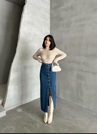 Джинсовая юбка