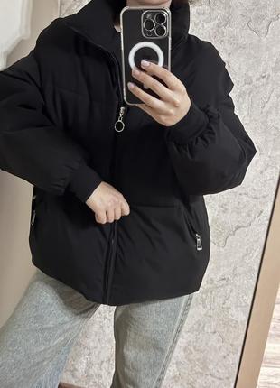 Куртка пуфер оверсайз