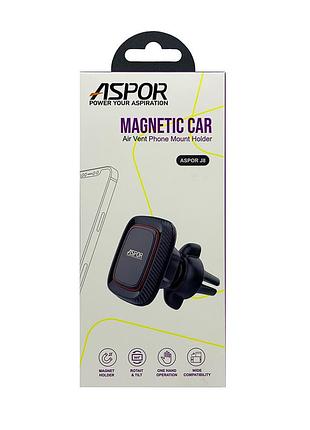 Магнитный автодержатель aspor j8 air vent- черный