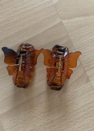 Заколка краб метелик