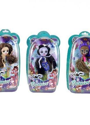 Лялька en, 15см, шарнірна, 3 види, в слюді, 13,5-24,5-5,5см