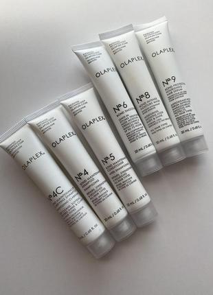 Миниатюры средств для волос от olaplex
