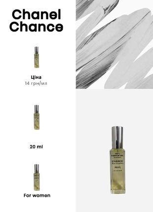Жіночі парфуми від chanel chance