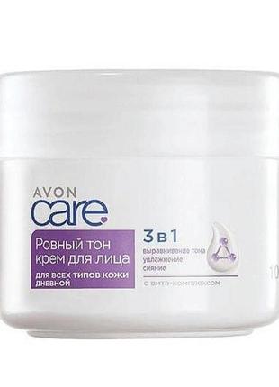 Дневной крем для лица " идеальный тон" avon 100ml