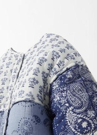 Стьобана курточка в patchwork style.zara. 4-5р/110.2 фото
