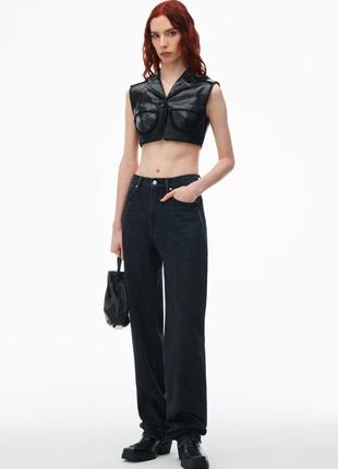 Джинсы alexander wang серые