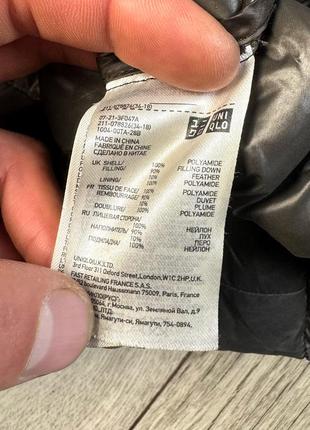 Uniqlo микропуховик xs размер куртка легкая стеганая фирменная5 фото
