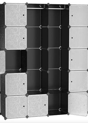 Модульный шкаф leobert modern new с полками для одежды