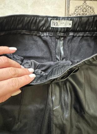 Шкіряні штани ,zara xs-s5 фото