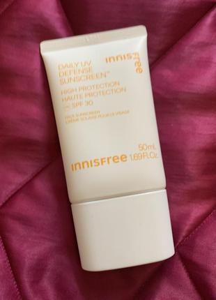 Innisfree daily uv defense sunscreen™ high protection haute protection (uva) spf 30