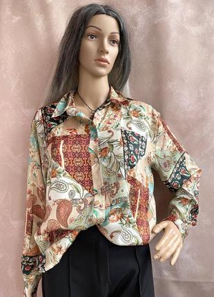 Трендовая блуза сатин от zara