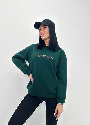 Теплый базовый батник/худи/толстовка