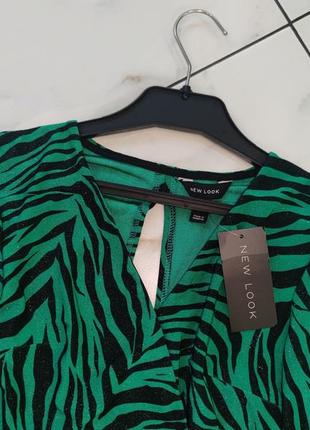 Жіночий стильний топ блуза-кофточка на зав'язках new look 10 38 s2 фото