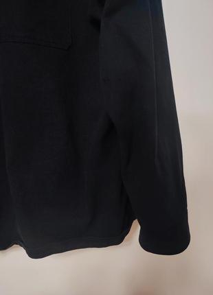 Сорочка рубашка чоловіча чорна щільна пряма широка повсякденна jasper conran man, розмір 2xl4 фото