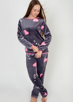 7 кольорів піжама махра тепла