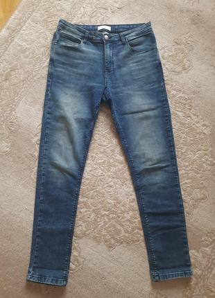 Мужские джинсы slim 31/32 темно-синие