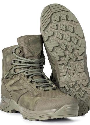 Черевики gore-tex олива для зимового періоду натуральна шкіра мембрана gore-tex не ковзаюча підошва. dm-11