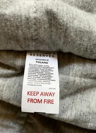 Куртка бомбер на мальчика reserved, р.152 7