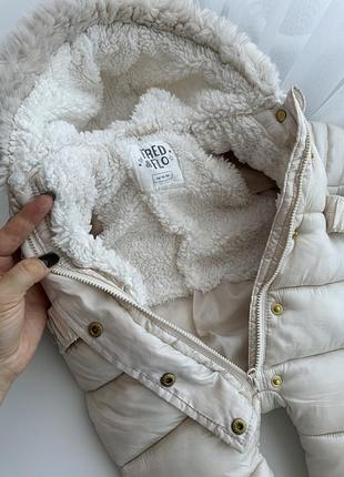 Комбинезон зимний для новорожденных