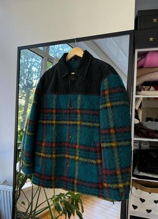 Zara flannel куртка овершот