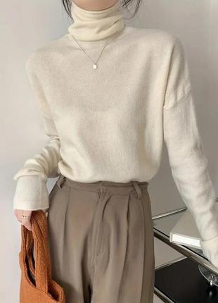 Кашеміровий светр ,гольф в стилі massimo dutti