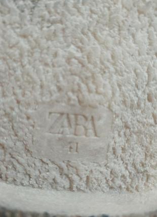 Мужские кожаные туфли zara