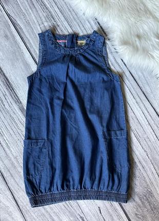 Сарафан плаття сукня 9 - 10 р 134 - 140 см джинсовий
