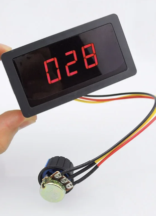 Регулятор обертів з цифровим дисплеєм 6-30v 0.01-130w 5a підходить до вентиляторів, двигунів