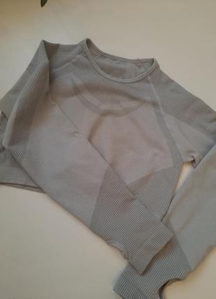 Термобелье термо кофта укороченная кофта для спорта gumshark, размер l.