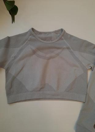 Термобелье термо кофта укороченная кофта для спорта gumshark, размер l.