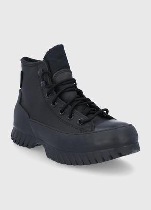 Натуральна шкіра водонепроникні круті черевики  converse chuck taylor