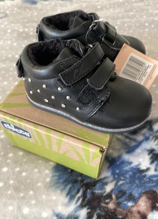 Полуботинки chicco glica dark. размер 22.