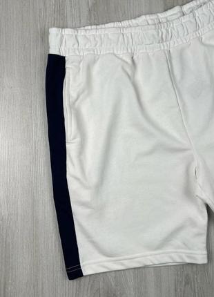 Трикотажные спортивные шорты базовые белые пояс резинка новые с бирками являются размеры2 фото