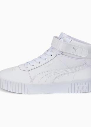 Жіночі хайтопи, високі кросівки puma carina 2.0 mid, 100% оригінал4 фото