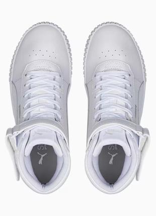 Жіночі хайтопи, високі кросівки puma carina 2.0 mid, 100% оригінал3 фото