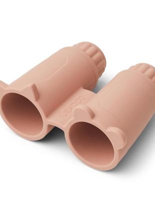 Дитячий силіконовий бінокль прорізувач liewood teething toy rikki гризунець