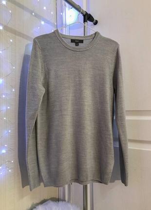 Свитер джемпер серого цвета бренда marks & spencer