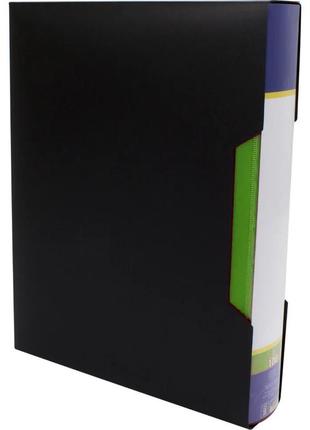 Папка зі 100 файлами в коробці зелена 30610-04 knz