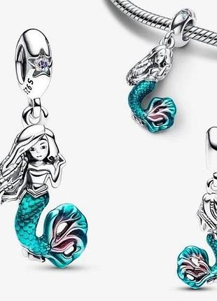 Шарм серебряный для браслета pandora ариэль десней