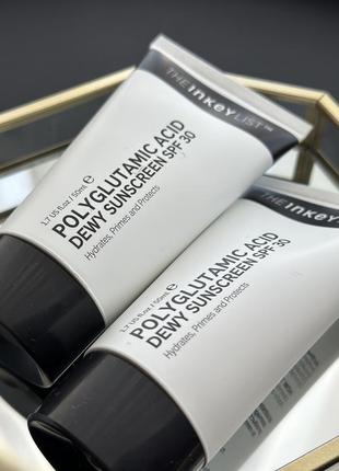 inkey list polyglutamic acid dewy sunscreen spf30 50 ml 500 175395873