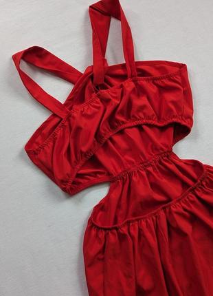 Красивое красное платье от shein9 фото