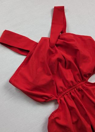 Красивое красное платье от shein7 фото